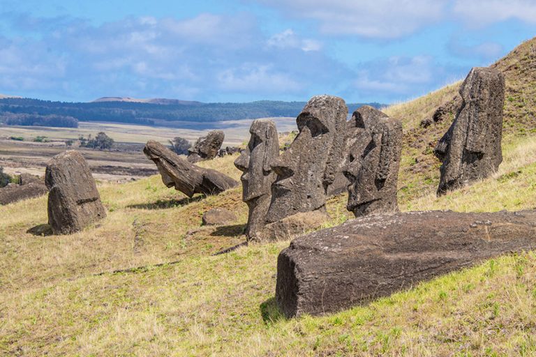 The statue quarry of Rano Raraku